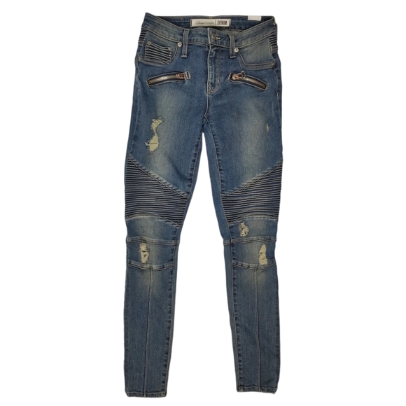 REVOLVE Lovers & Friends Aaron Skinny Moto Jeans - Picture 5 of 12